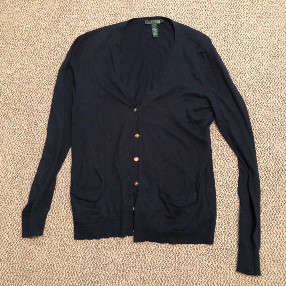 Never worn Navy cardigan!